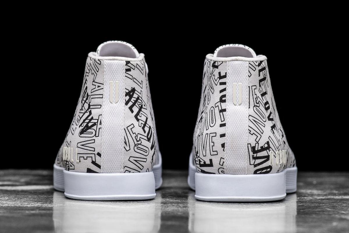 Nobull All Love Canvas Mid Women's Trainers White | Australia (UP5720)